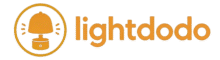 LightDodo brand logo with lamp icon