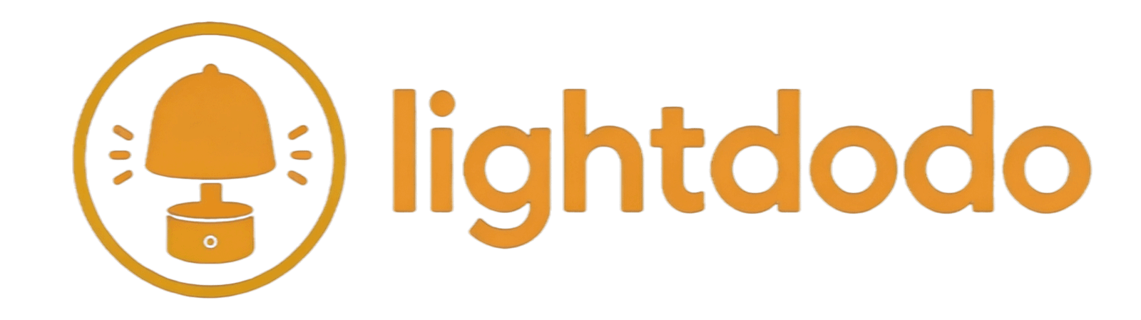 LightDodo brand logo with lamp icon